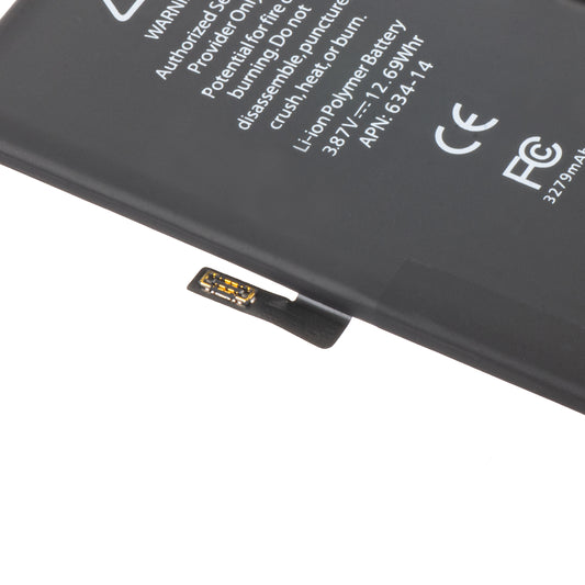 Apple iPhone 14 battery with BMS Flex Band integration (no contact welding required)