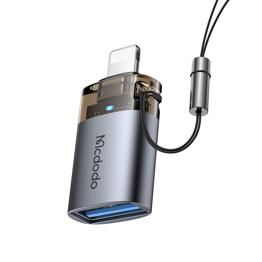 OTG Lightning - USB-A McDodo OT-7390 Adapter, Black