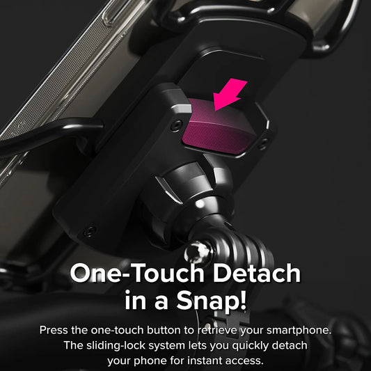 Ringke Quick & Go Phone Adapter for Bicycle Holder, Set of 2 pieces, Black