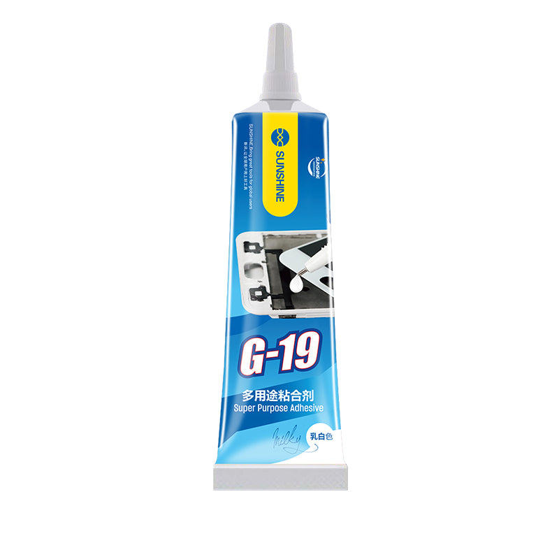 Sunshine G-19 Liquid Adhesive, 50ml, White