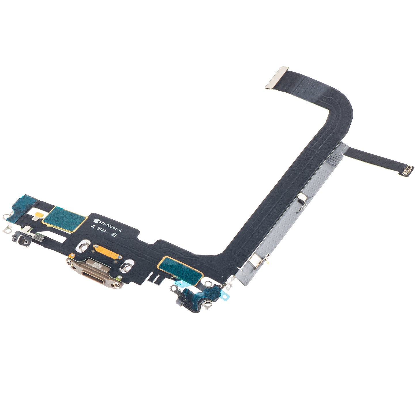 Apple iPhone 13 Pro Max Microphone Charging Connector Band - Apple iPhone 13 Pro Max, Gold