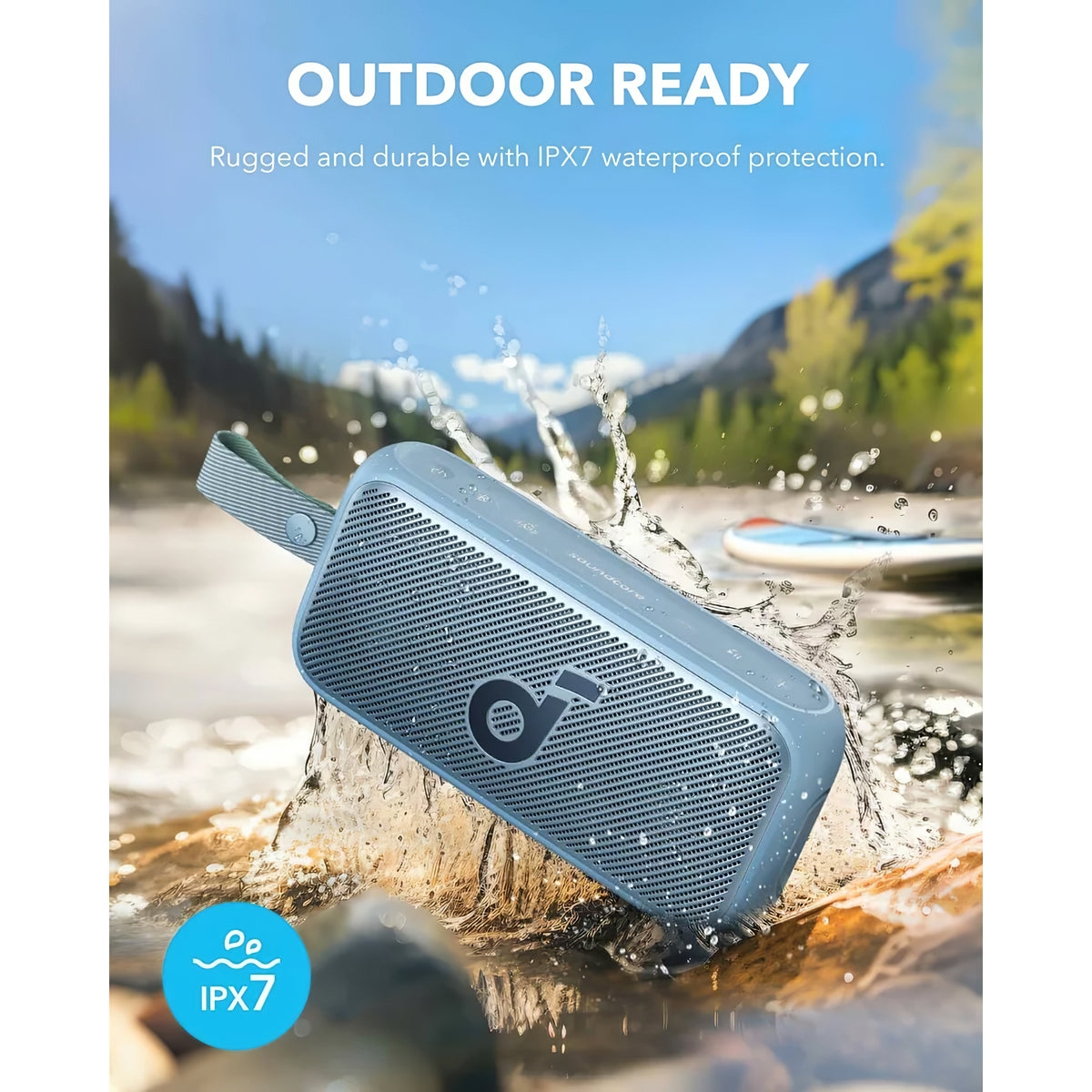 Bluetooth Portable Speaker Anker SoundCore Motion 300, 30W, TWS, Waterproof, Blue A3135031