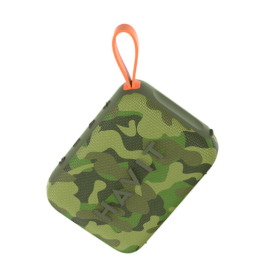 HAVIT SK874BT Portable Bluetooth Speaker, 8W, Waterproof, Camouflage