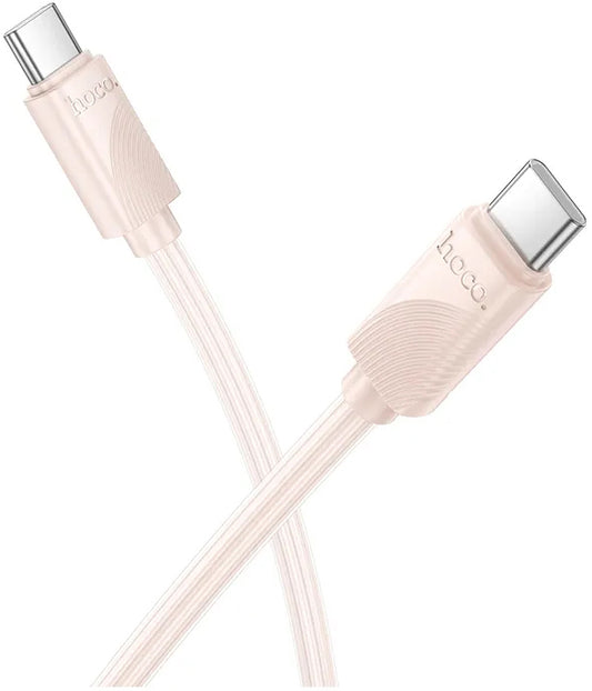 USB-C Data and Charging Cable - USB-C HOCO X114, 60W, 1m, Pink