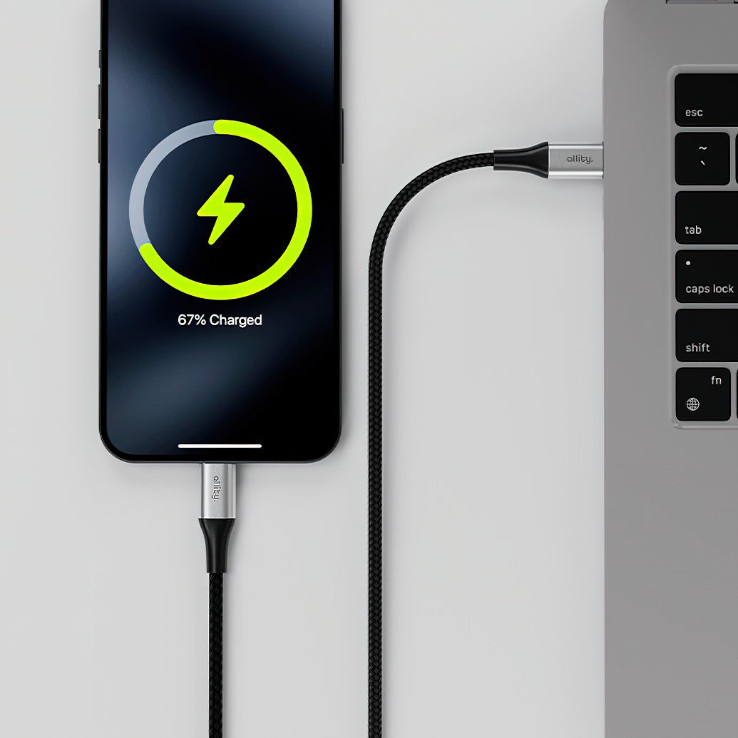 USB-C Data and Charging Cable - USB-C Allity. AUC-01, 100W, 2m, Black