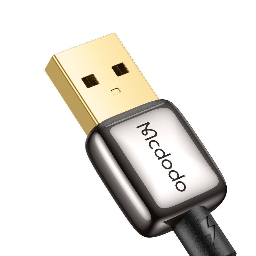 USB-A to USB-C McDodo CA-6650 Data and Charging Cable, Auto Power Off, 100W, 1.2m, Black