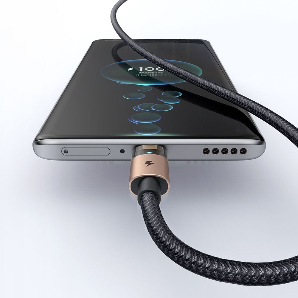 USB-A to USB-C Data and Charging Cable McDodo CA-6891, 66W, 1.2m, Gold