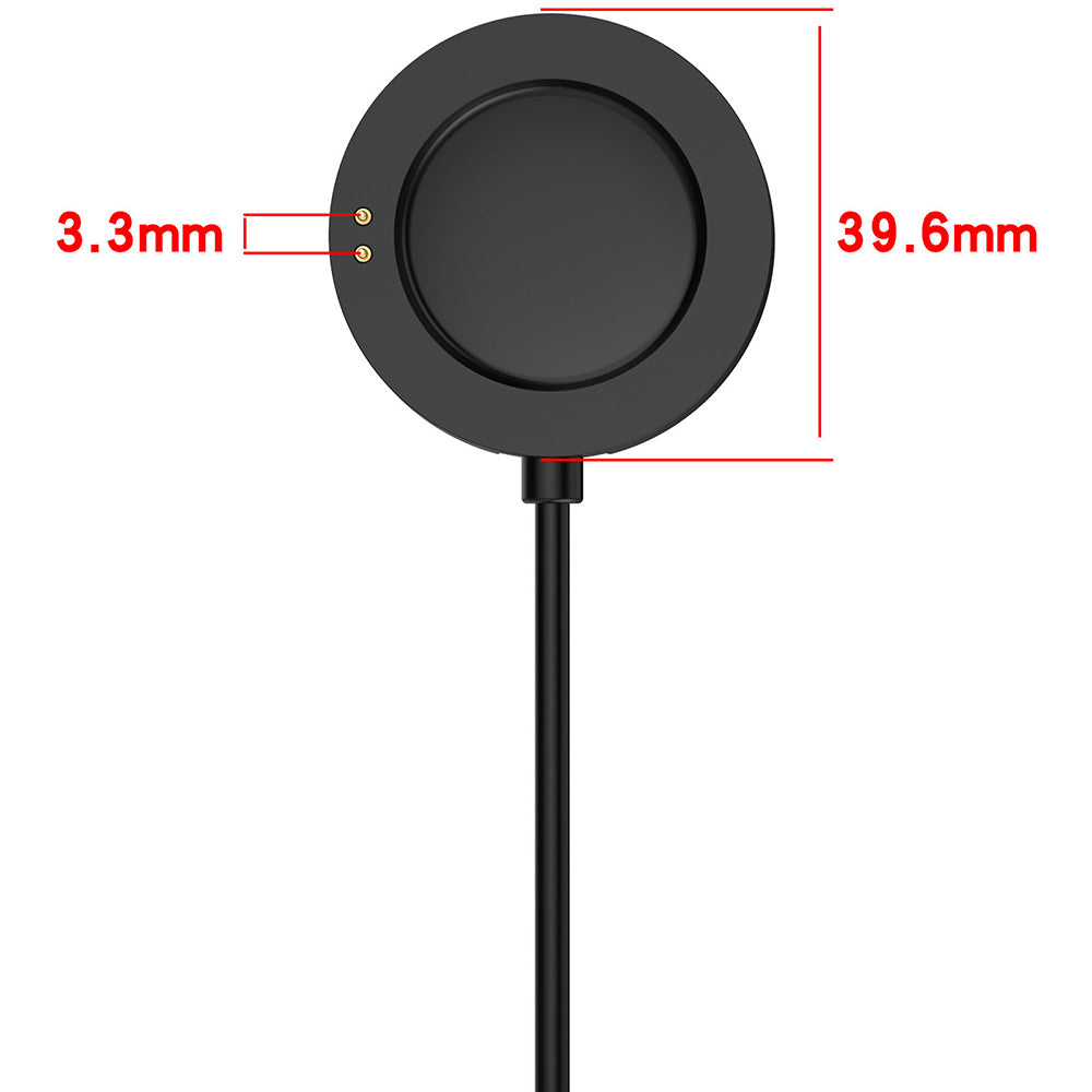 Techsuit TXC5 Charging Cable for Xiaomi Watch H1 / Watch 2 Pro / Watch S2, USB-A, Black