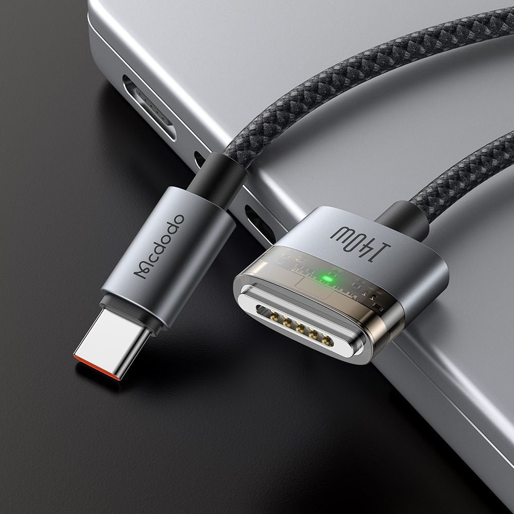McDodo CA-2070 Charging Cable, USB-C to MagSafe 3, 140W, 2m, Black
