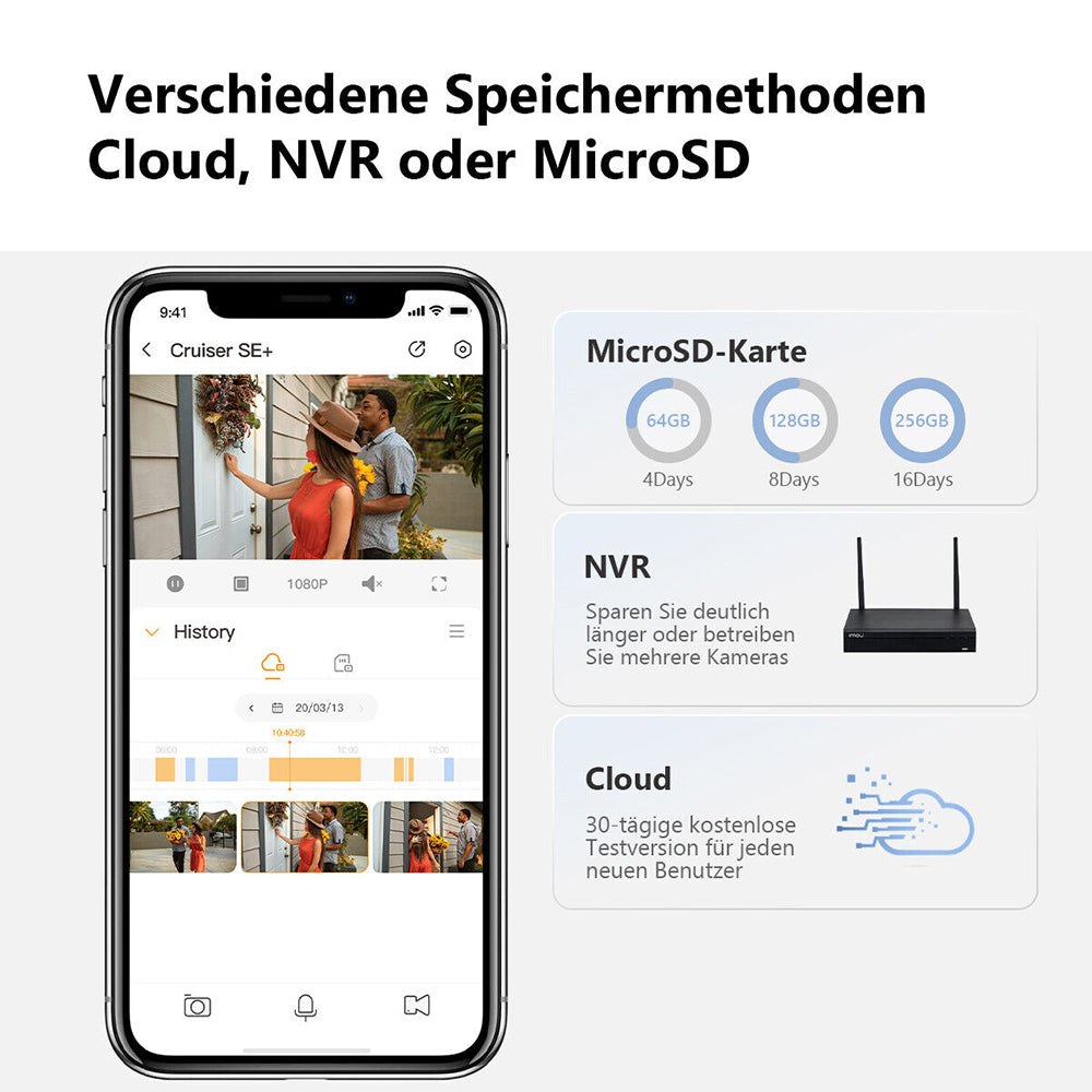 Imou Cruiser SE+ Surveillance Camera, Wi-Fi, 3K, IP66, Outdoor, White IPC-K7CP-5H1WE