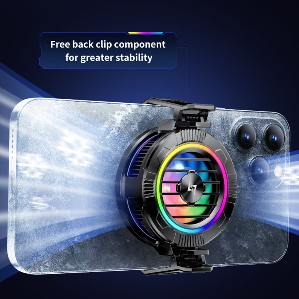 Techsuit P66 Gaming Phone Cooler, Black