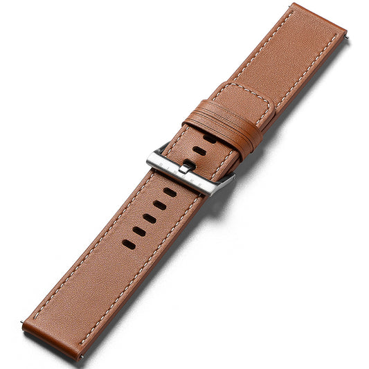 Ringke One Basic Bold Strap for Fossil Watch / Mobvoi Watch / Suunto Watch Series, 24mm, Brown