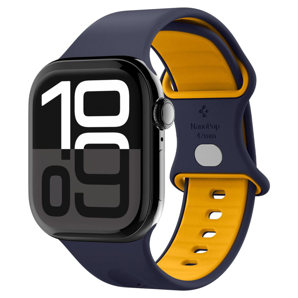 Spigen Nano Pop Strap for Apple Watch 42mm / 41mm / 40mm / 38mm Series, Navy AMP09325