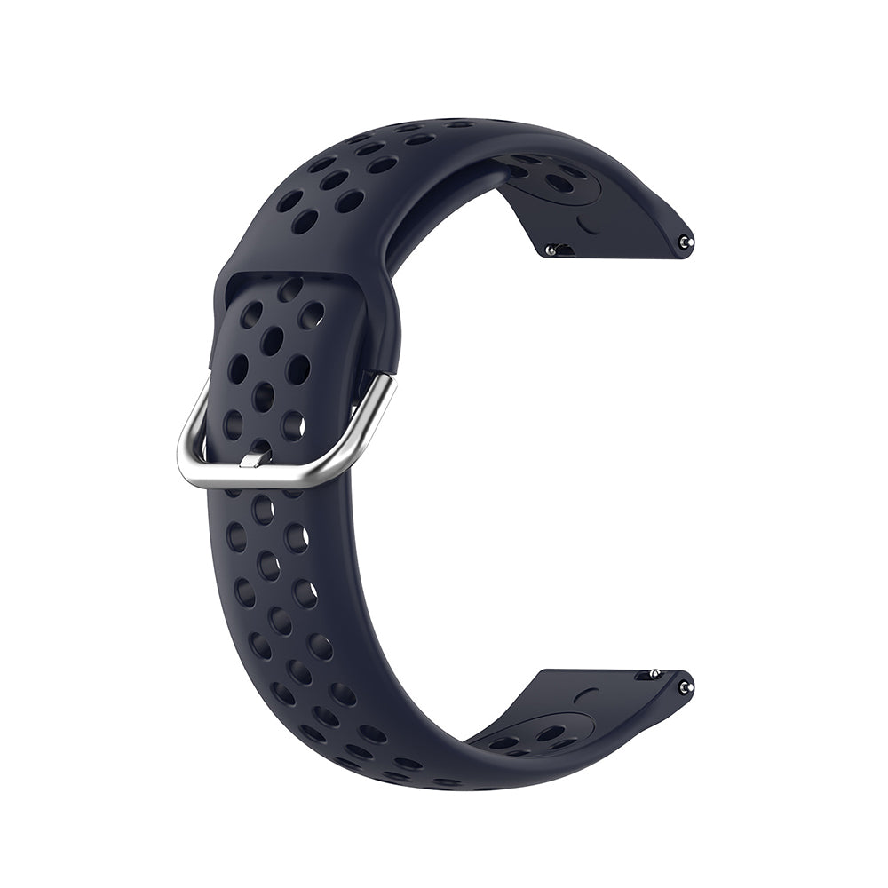 Techsuit W004 Strap for Samsung Galaxy Watch / Huawei Watch Series, 22mm, Dark Blue