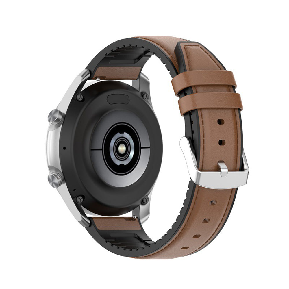 Techsuit W007 Strap for Samsung Galaxy Watch / Huawei Watch Series, 20mm, Brown