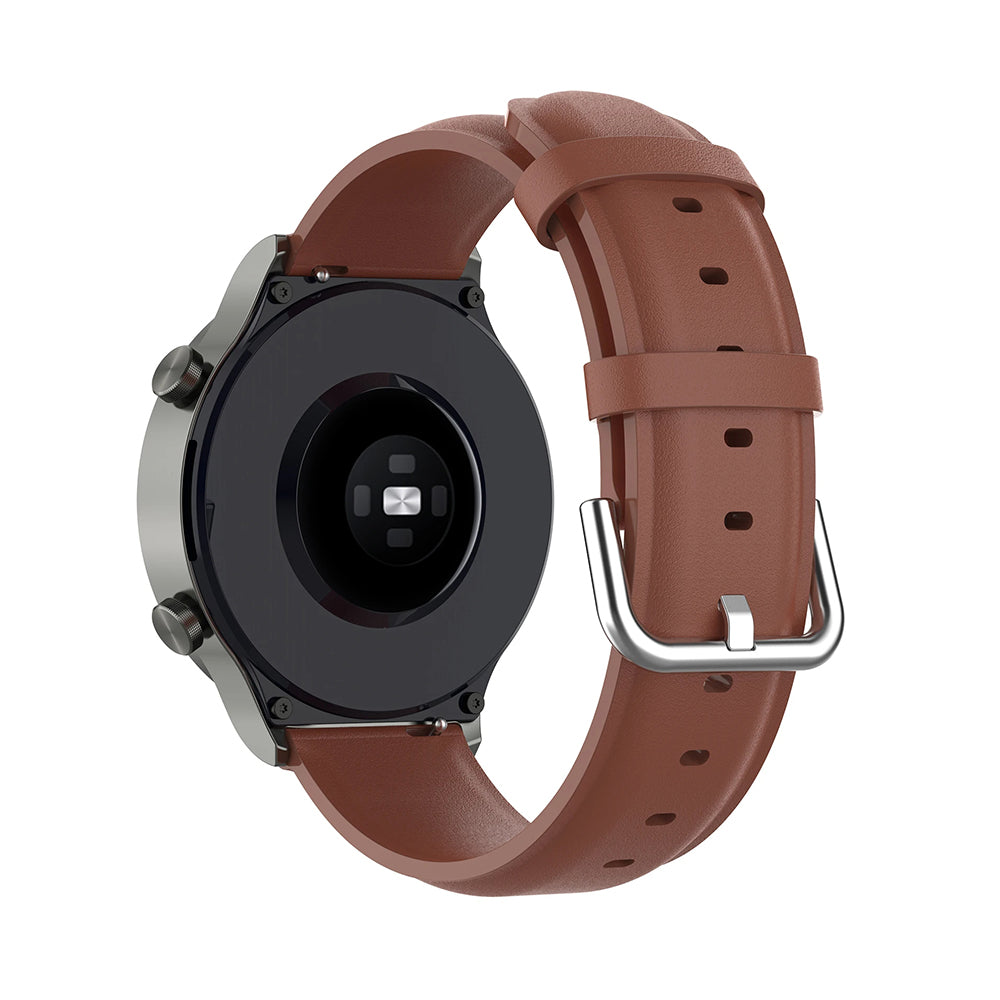 Techsuit W007PU Strap for Huawei Watch / Xiaomi Watch Series, Brown