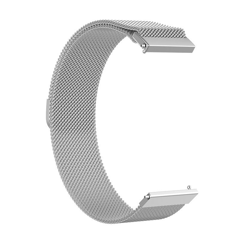 Techsuit W009 Strap for Huawei Watch / Garmin Watch Series, 18mm, Silver