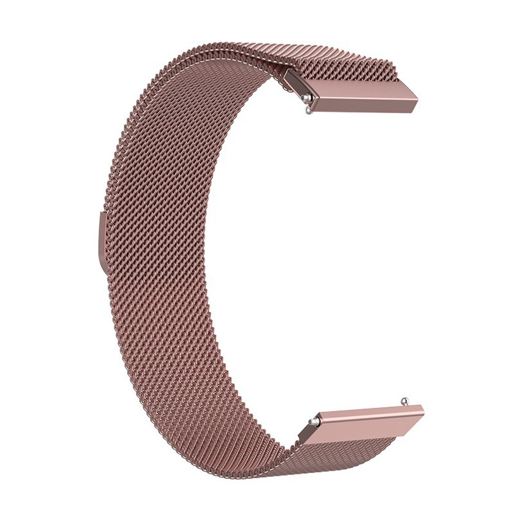 Techsuit W009 Strap for Huawei Watch / Garmin Watch Series, 18mm, Rose Gold