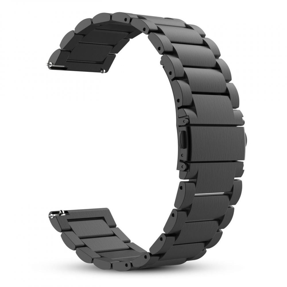 Techsuit W010 Strap for Samsung Galaxy Watch / Huawei Watch Series, 20mm, Black