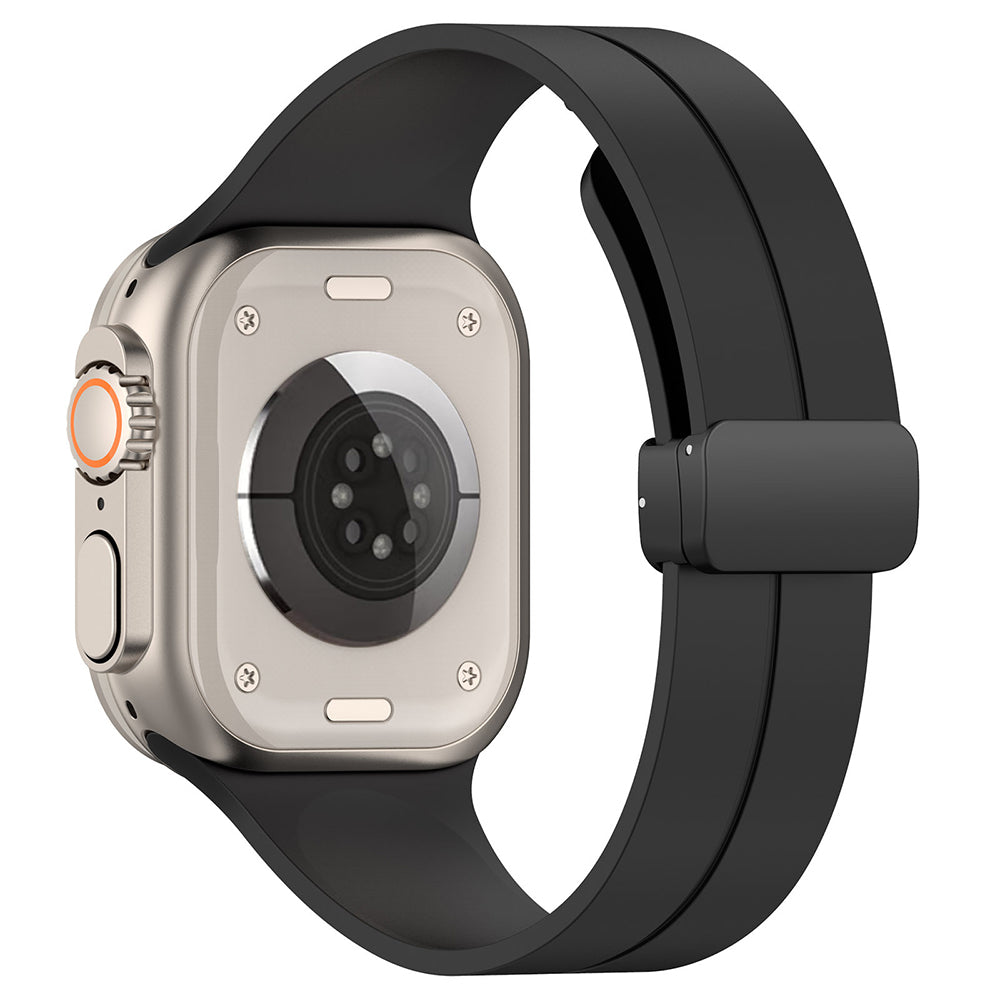 Techsuit W011 Strap for Apple Watch 49mm / 46mm / 45mm / 44mm / 42mm Series, Black
