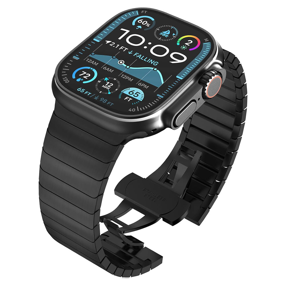Techsuit W012 Strap for Apple Watch 42mm / 41mm / 40mm / 38mm Series, Black