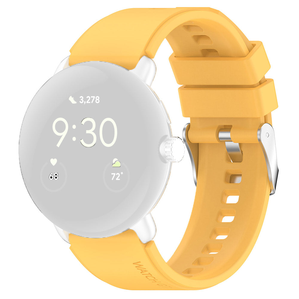Techsuit W026 Strap for Samsung Galaxy Watch / Huawei Watch Series, 20mm, Yellow