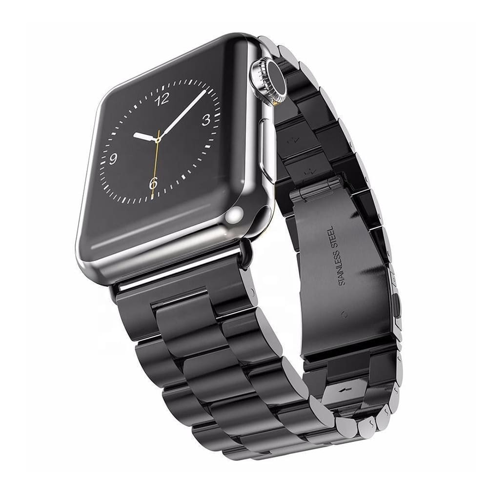 Techsuit W036 Strap for Apple Watch 42mm / 41mm / 40mm / 38mm Series, Black