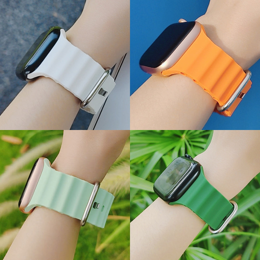 Techsuit W038 Strap for Apple Watch 42mm / 41mm / 40mm / 38mm Series, Blue
