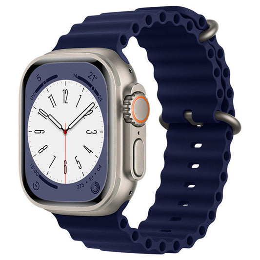 Techsuit W038 Strap for Apple Watch 42mm / 41mm / 40mm / 38mm Series, Dark Blue