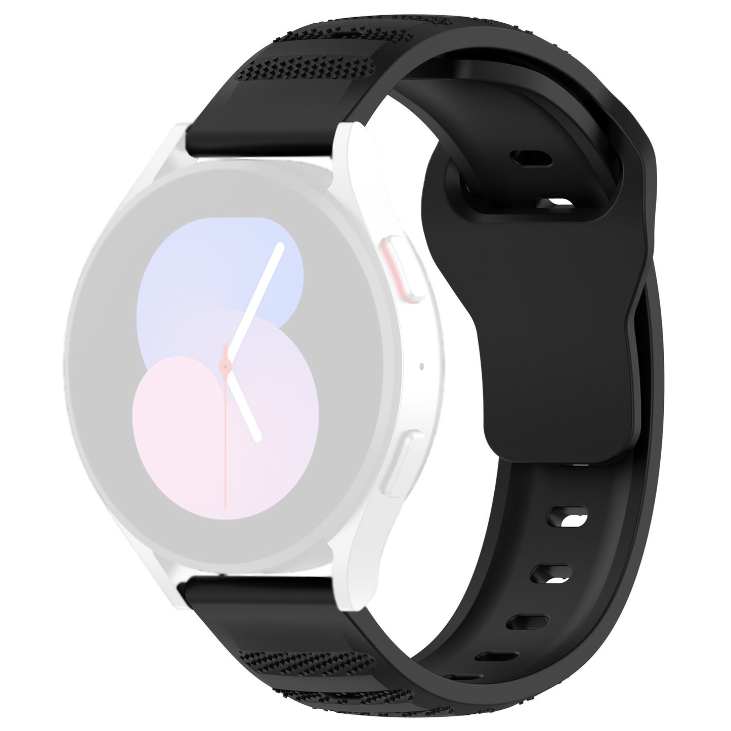 Techsuit W050 Strap for Huawei Watch / Xiaomi Watch Series, 22mm, Black