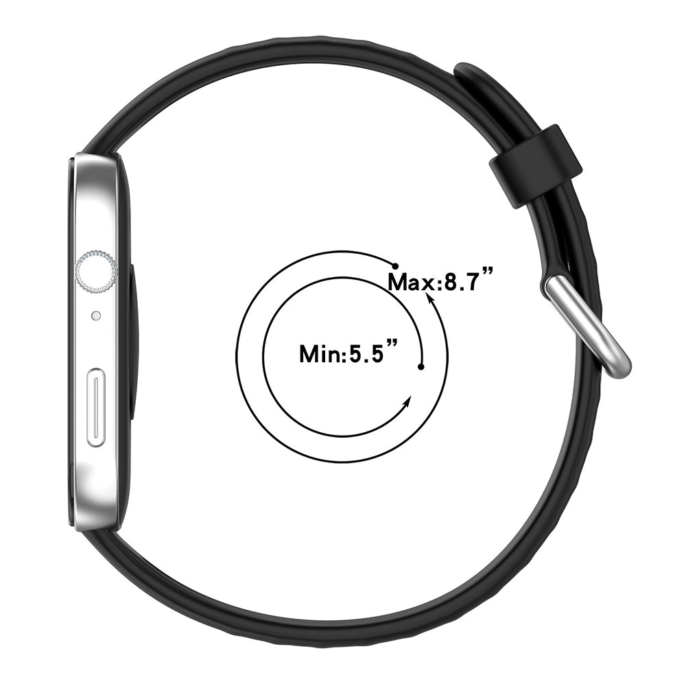 Techsuit W061 Strap for Huawei Watch Fit 4 Pro / Fit 4 / Fit 3, Black
