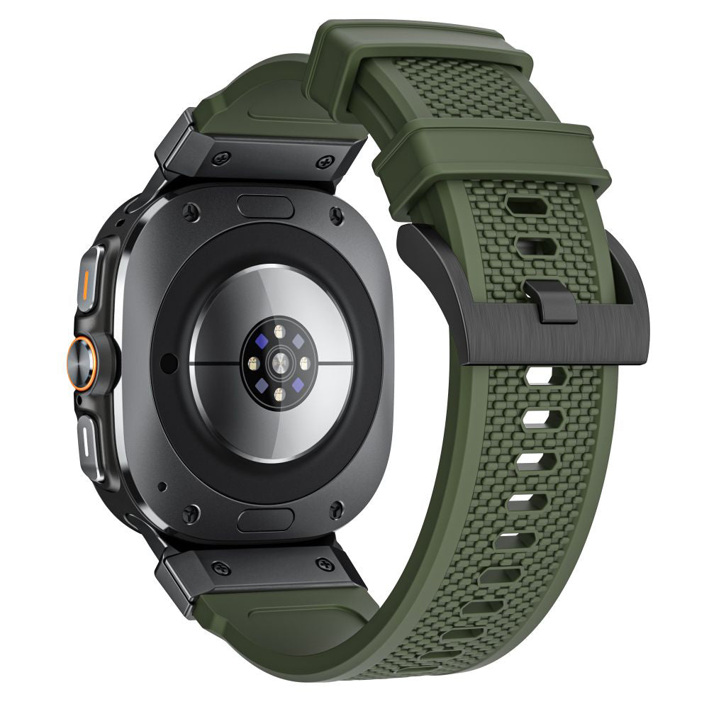 Techsuit W068 Strap for Samsung Galaxy Watch Ultra Series, Black Green
