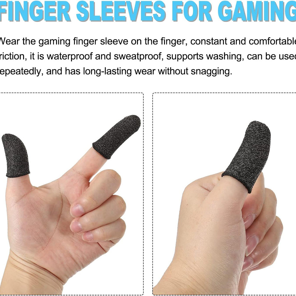 Techsuit FS3-01 Gaming Finger Sleeves, Black