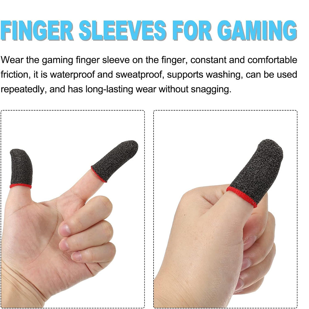 Techsuit FS3-02 Gaming Finger Sleeves, Red