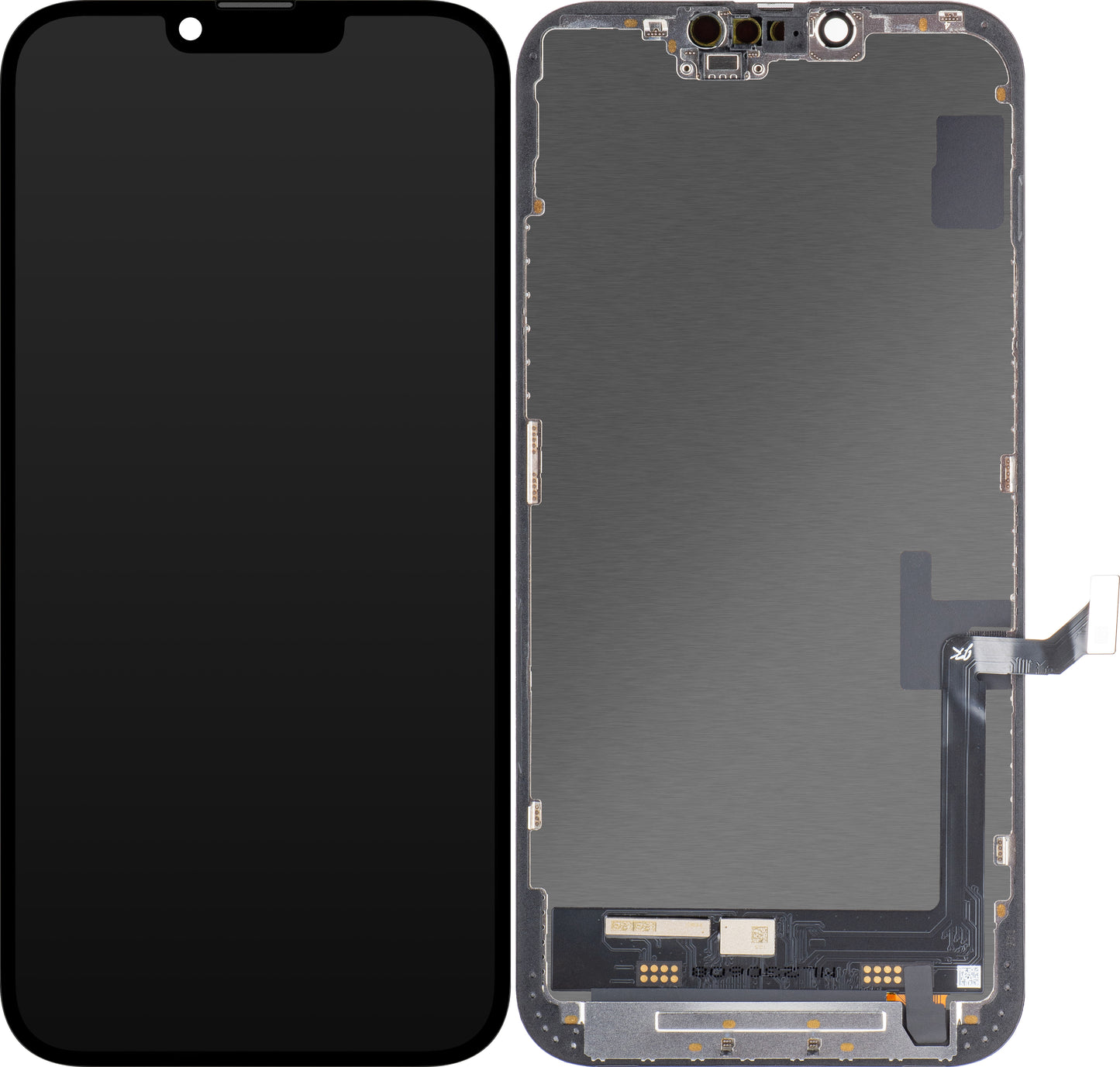 JK Touchscreen Display for Apple iPhone 14 Plus, with Frame, Movable IC In-Cell LCD Version, Black