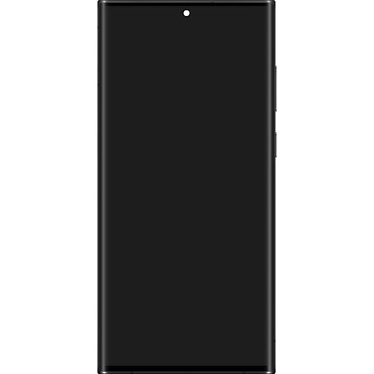 Touchscreen Display Samsung Galaxy S22 Ultra 5G S908, with Frame, Black, Service Pack GH82-27488A