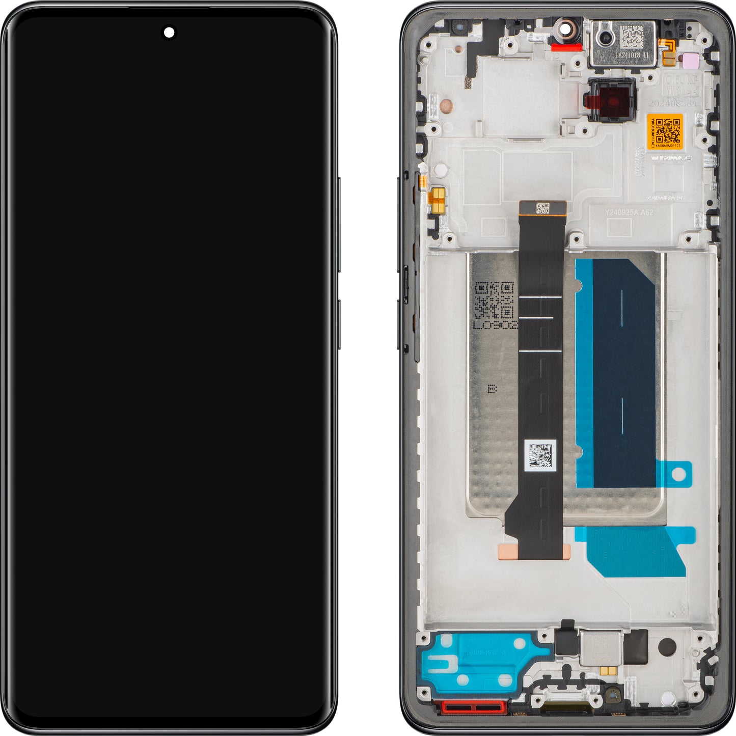 Xiaomi Redmi Note 14 Pro+ 5G Display with Touchscreen, with Frame, Black (Midnight Black), Service Pack 5600190O16U00