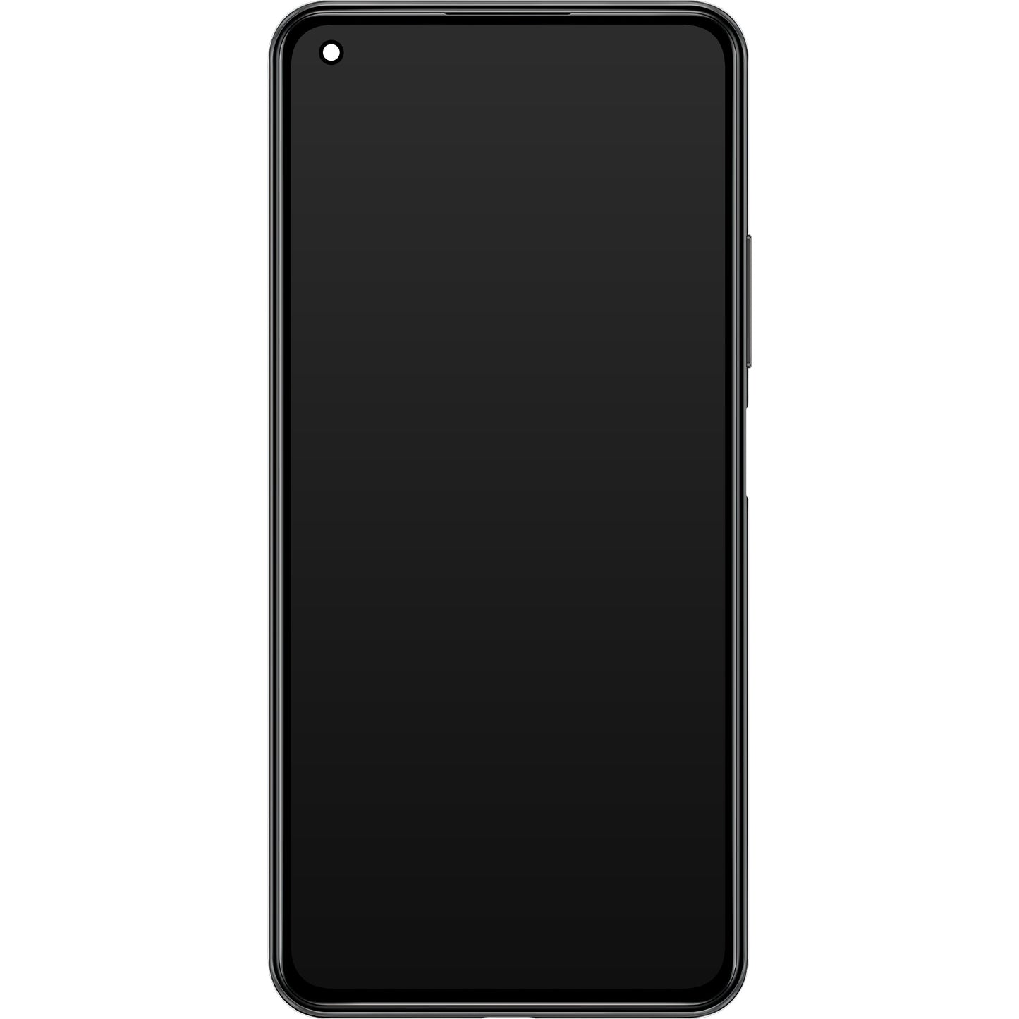 Xiaomi 11 Lite 5G NE Touchscreen Display with Frame, Black (Truffle Black), Swap 5600030K9D00