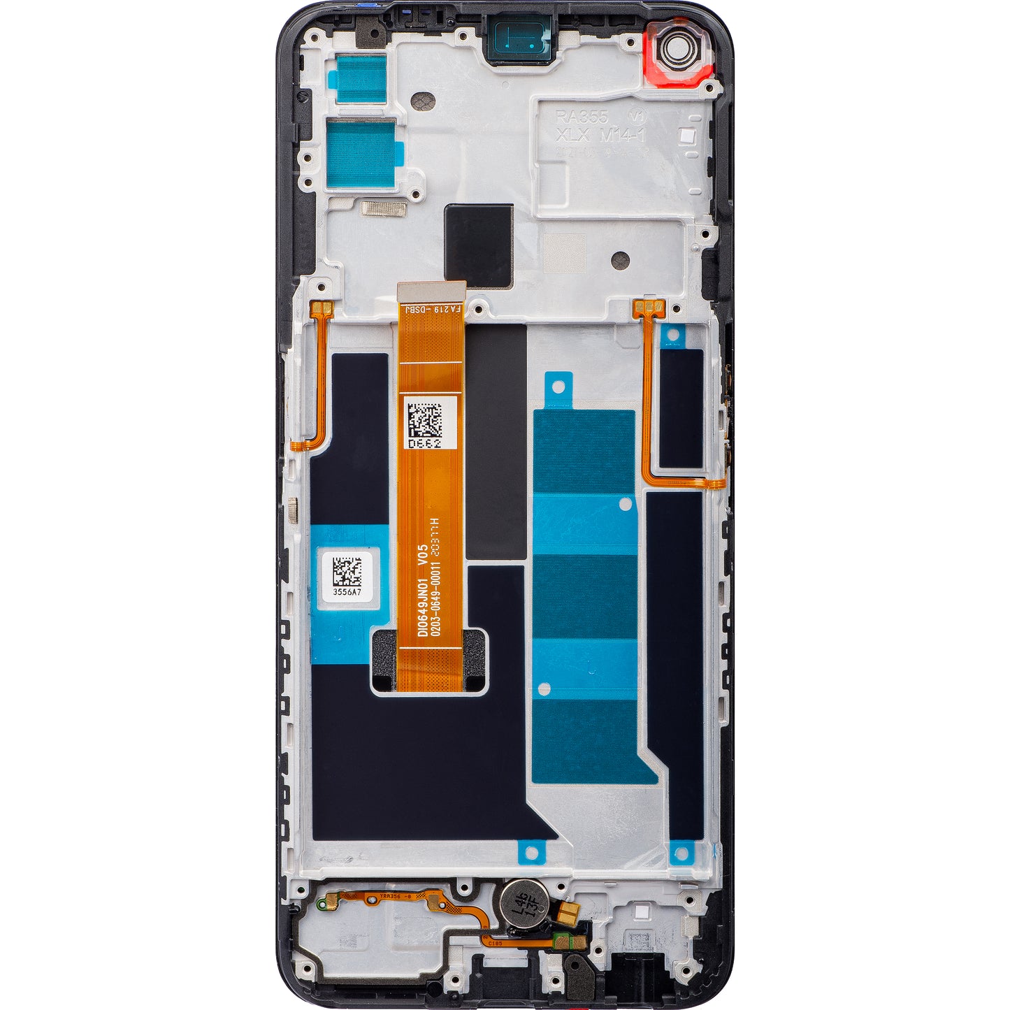 Realme 7 5G Touchscreen Display Realme 7 5G, with Frame, Black, Service Pack 4904747