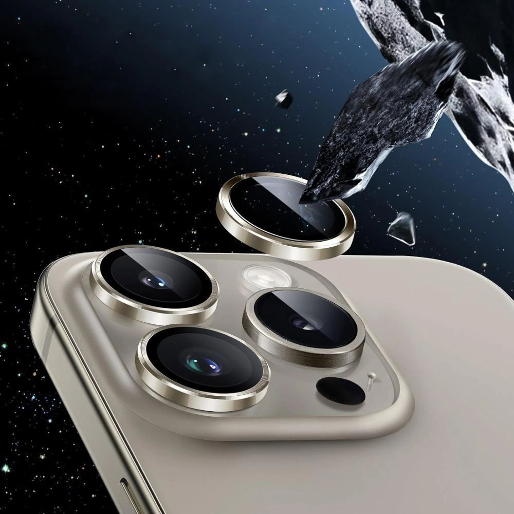 Tech-Protect CamRing Fit+ Rear Camera Protection Film for Apple iPhone 17, Tempered Glass, Transparent