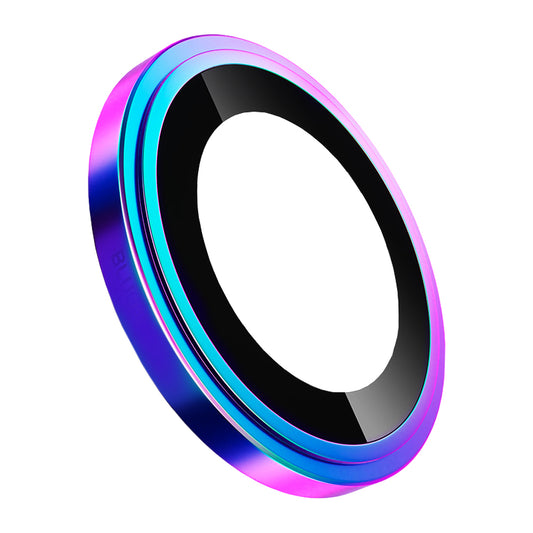 Blueo Sapphire Crystal Rear Camera Protection Film for Apple iPhone 17 Pro Max / 17 Pro, Tempered Glass, Multicolor