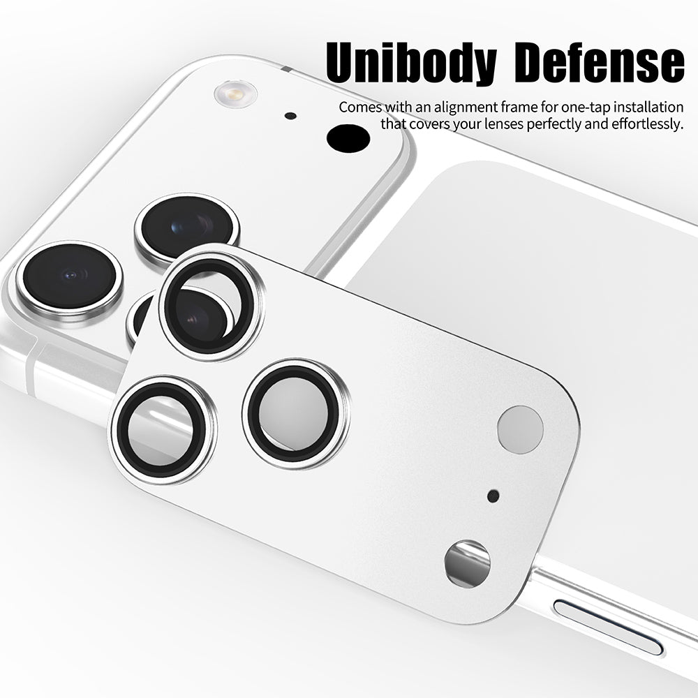 Lito Crown Halo AR + AF Rear Camera Protective Film for Apple iPhone 18 Pro, Tempered Glass, Silver