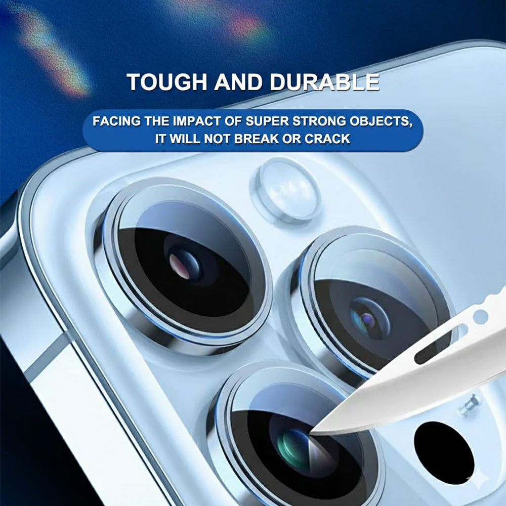 Lito S+ Rear Camera Protective Film for Apple iPhone 18 Pro / 18 Pro Max, Tempered Glass, Silver