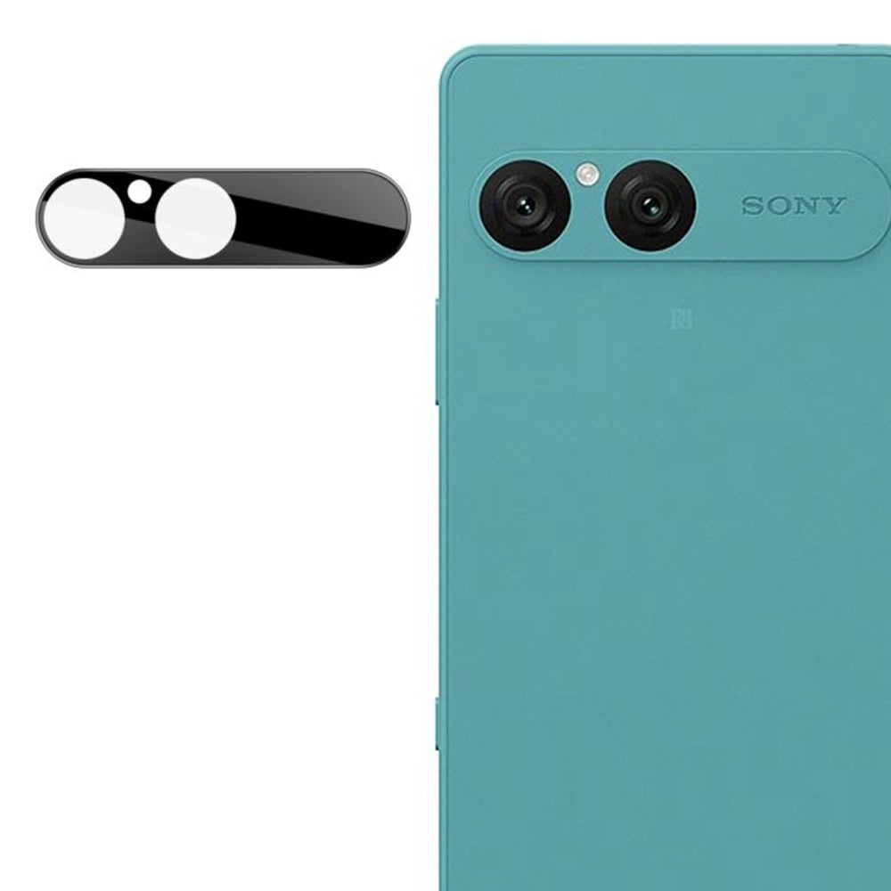 Techsuit Rear Camera Protective Film for Sony Xperia 10 VII, Tempered Glass, Black