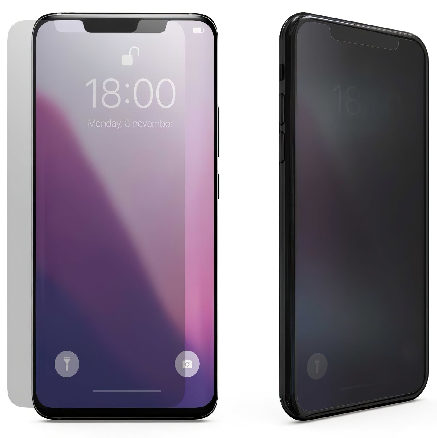 OEM Privacy Screen Protector for Samsung Galaxy A25 A256 / A24 4G, Privacy Glass, Full Glue