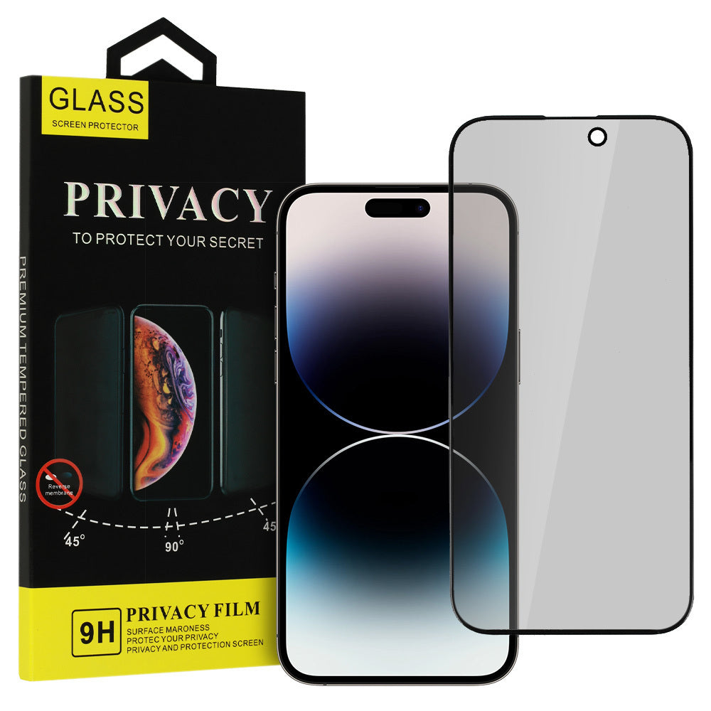 OEM Privacy Screen Protector for Apple iPhone 16 Pro Max, Full Glue, Glass Protected, Full Glue