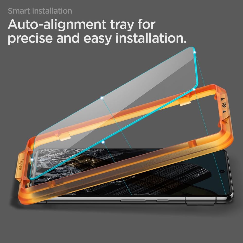 Spigen GlastR Align Master Screen Protector for Google Pixel 8 Pro, Tempered Glass, Full Glue, Set of 2 Pieces