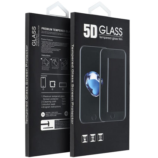 OEM Screen Protector for Apple iPhone 16 Pro, Shielded Glass, Full Glue, 5D, Black