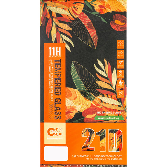 OEM Screen Protector for Xiaomi Redmi Note 13 5G, Glass Shield, Full Glue, 21D, Black