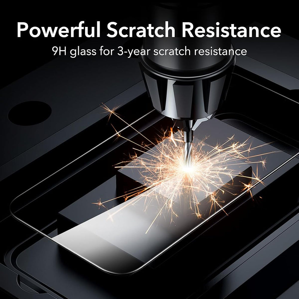 Anank 1X Reinforced Screen Protector for Apple iPhone 16, Tempered Glass, Full Glue, 3D, Set of 10 pieces
